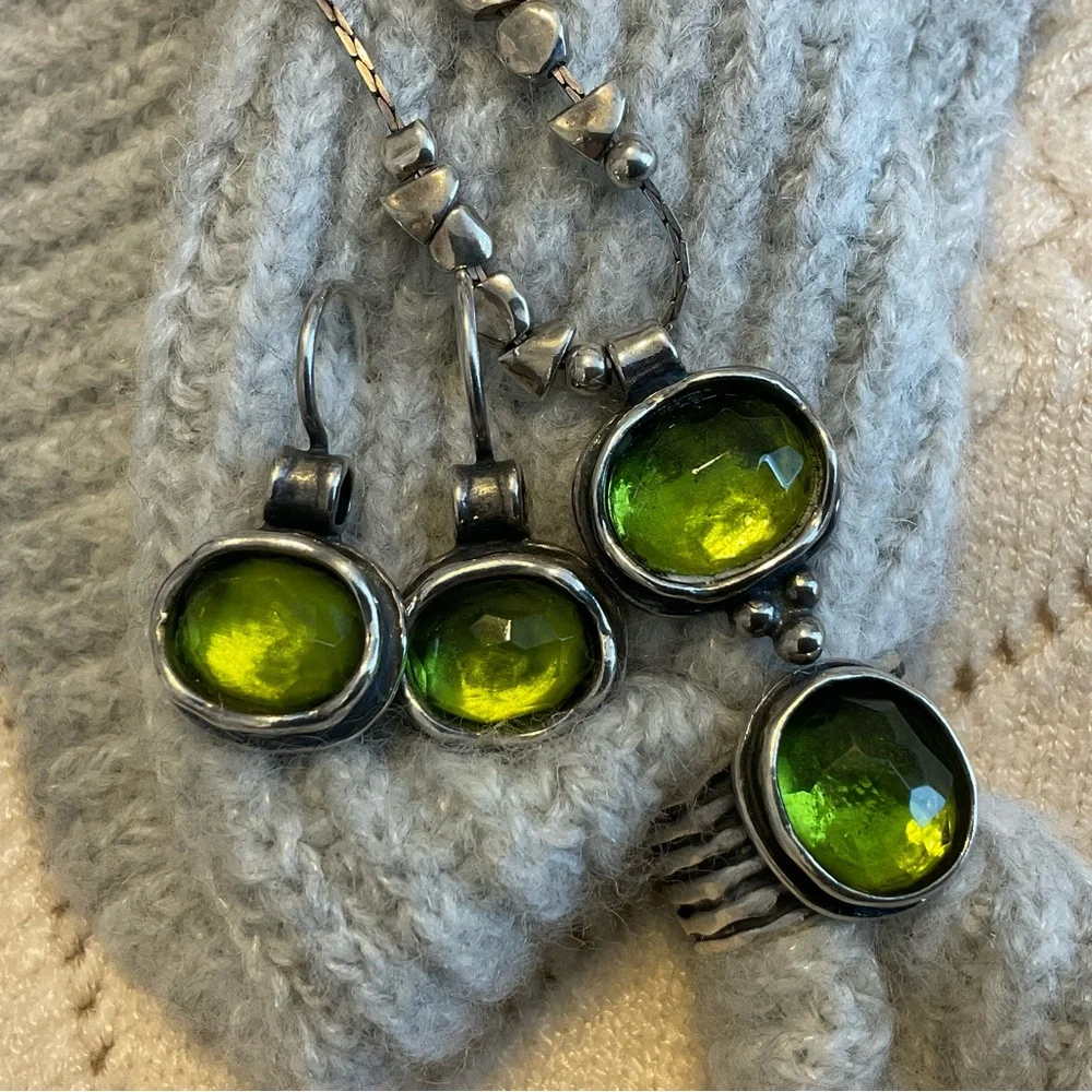 THREE PIECE BUNDLE - EUC SILPADA Daintree Necklace, Earrings and Ring